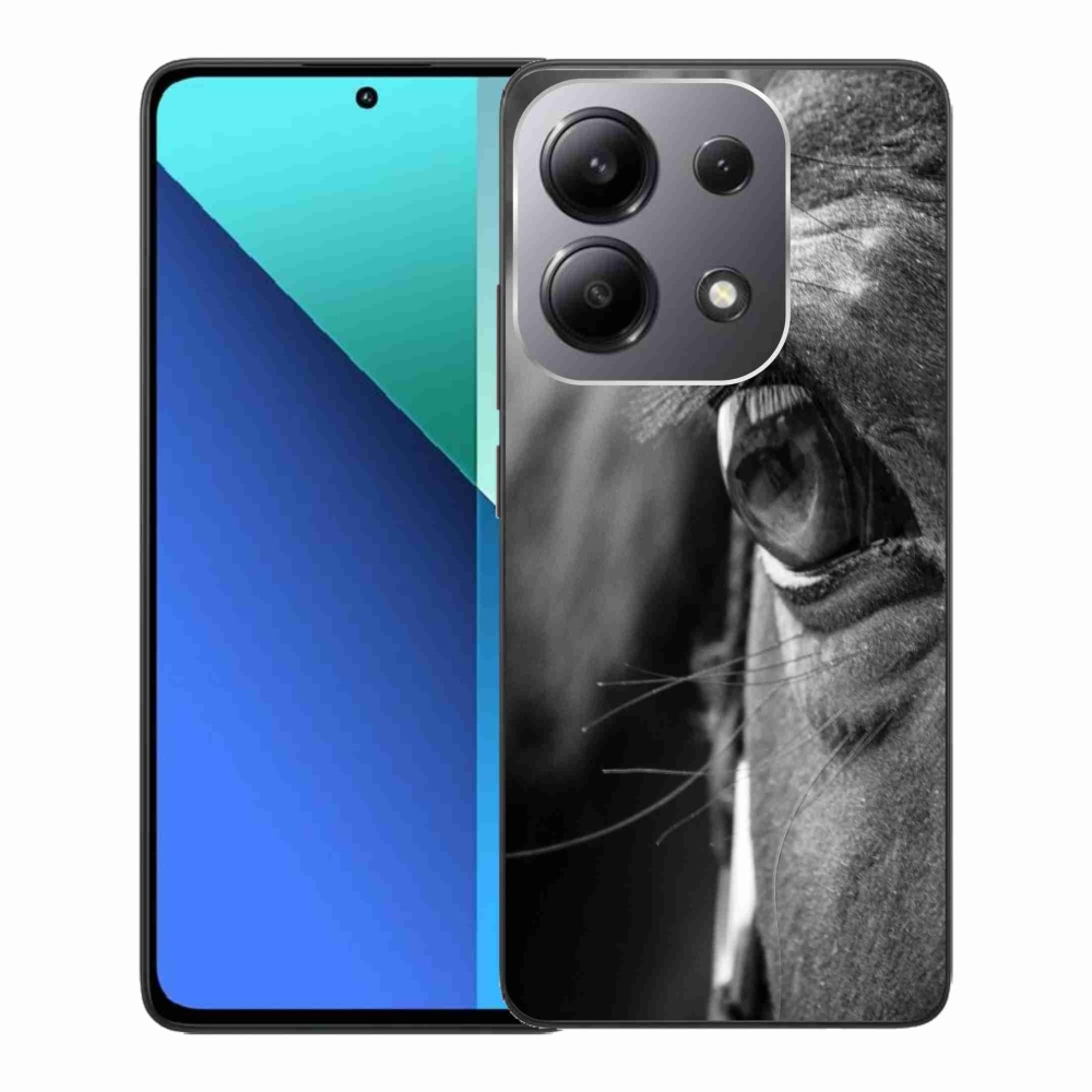 Gelový kryt mmCase na Xiaomi Redmi Note 13 - koňský pohled