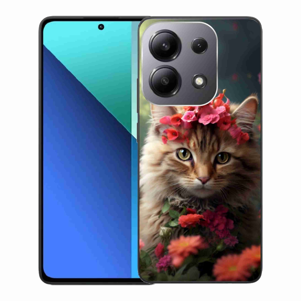 Gelový kryt mmCase na Xiaomi Redmi Note 13 - kočíčí princezna