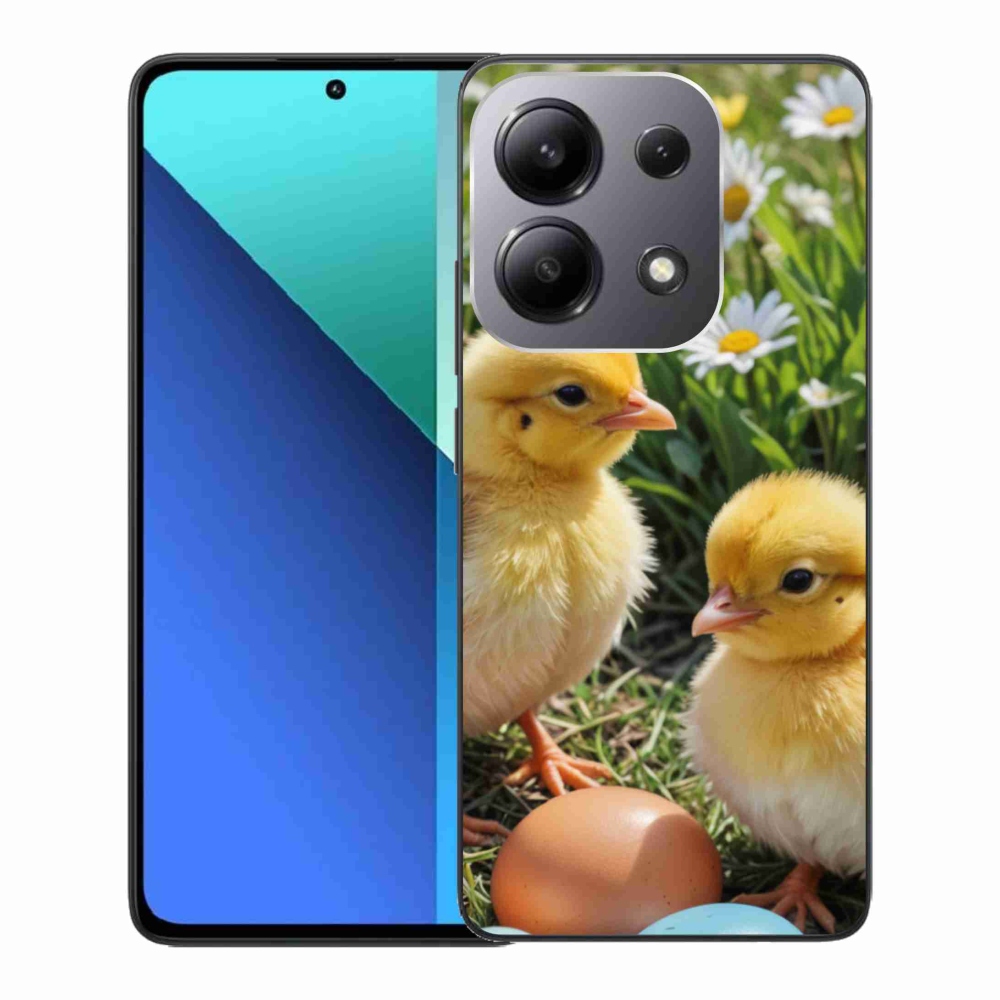 Gelový kryt mmCase na Xiaomi Redmi Note 13 - kuřátka