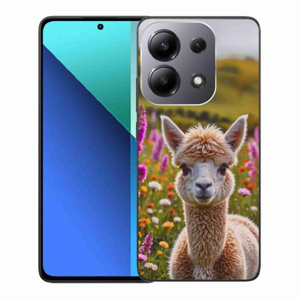 Gelový kryt mmCase na Xiaomi Redmi Note 13 - lama na louce