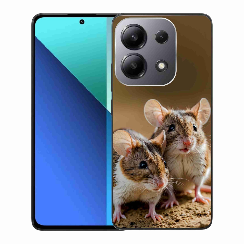 Gelový kryt mmCase na Xiaomi Redmi Note 13 - myší duo