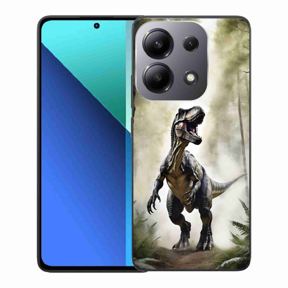 Gelový kryt mmCase na Xiaomi Redmi Note 13 - naštvaný T-Rex