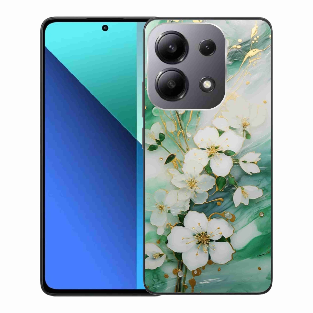Gelový kryt mmCase na Xiaomi Redmi Note 13 - něžné květy