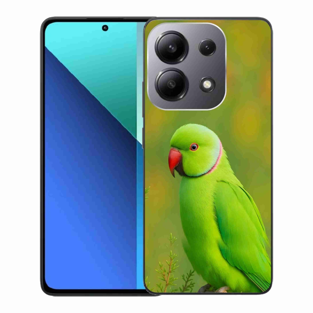 Gelový kryt mmCase na Xiaomi Redmi Note 13 - papoušek alexandr 2
