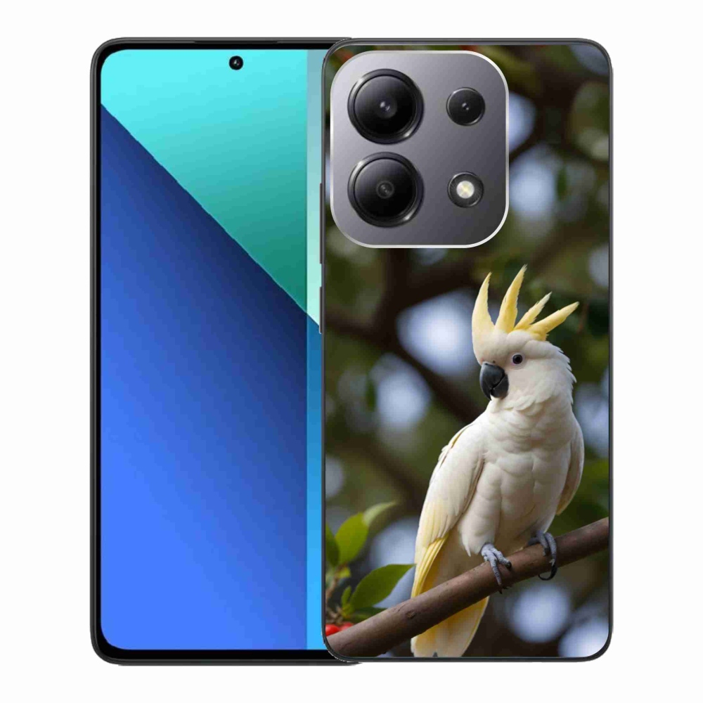 Gelový kryt mmCase na Xiaomi Redmi Note 13 - papoušek kakadu 3