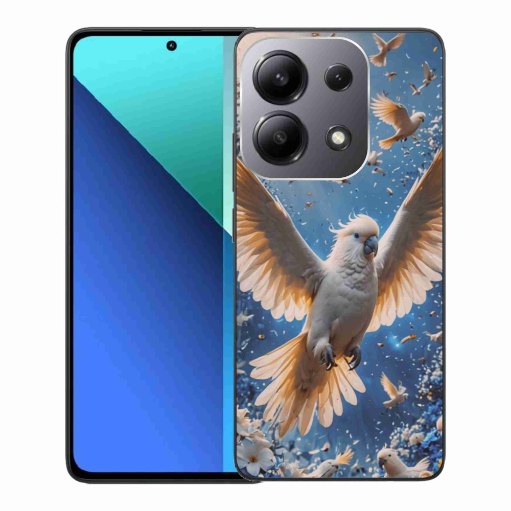 Gelový kryt mmCase na Xiaomi Redmi Note 13 - papoušek kakadu
