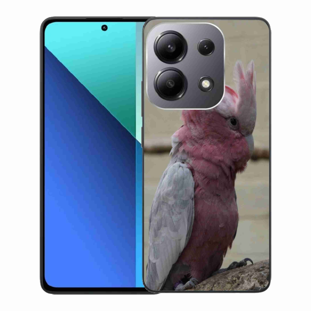 Gelový kryt mmCase na Xiaomi Redmi Note 13 - papoušek kakadu růžový