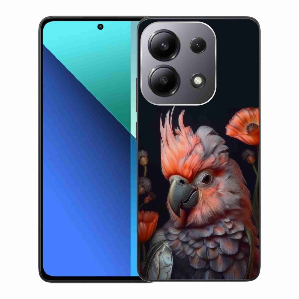 Gelový kryt mmCase na Xiaomi Redmi Note 13 - papoušek kakadu v barvách