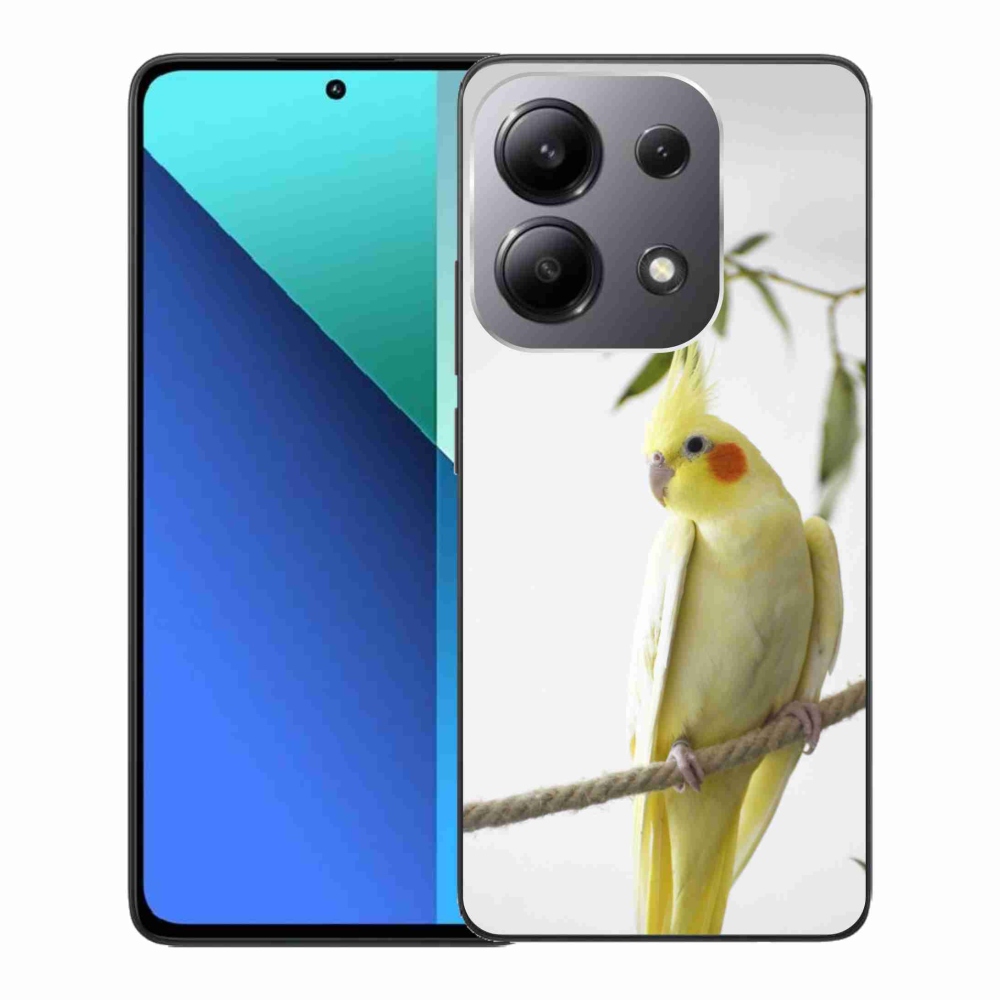 Gelový kryt mmCase na Xiaomi Redmi Note 13 - papoušek korela chocholatá