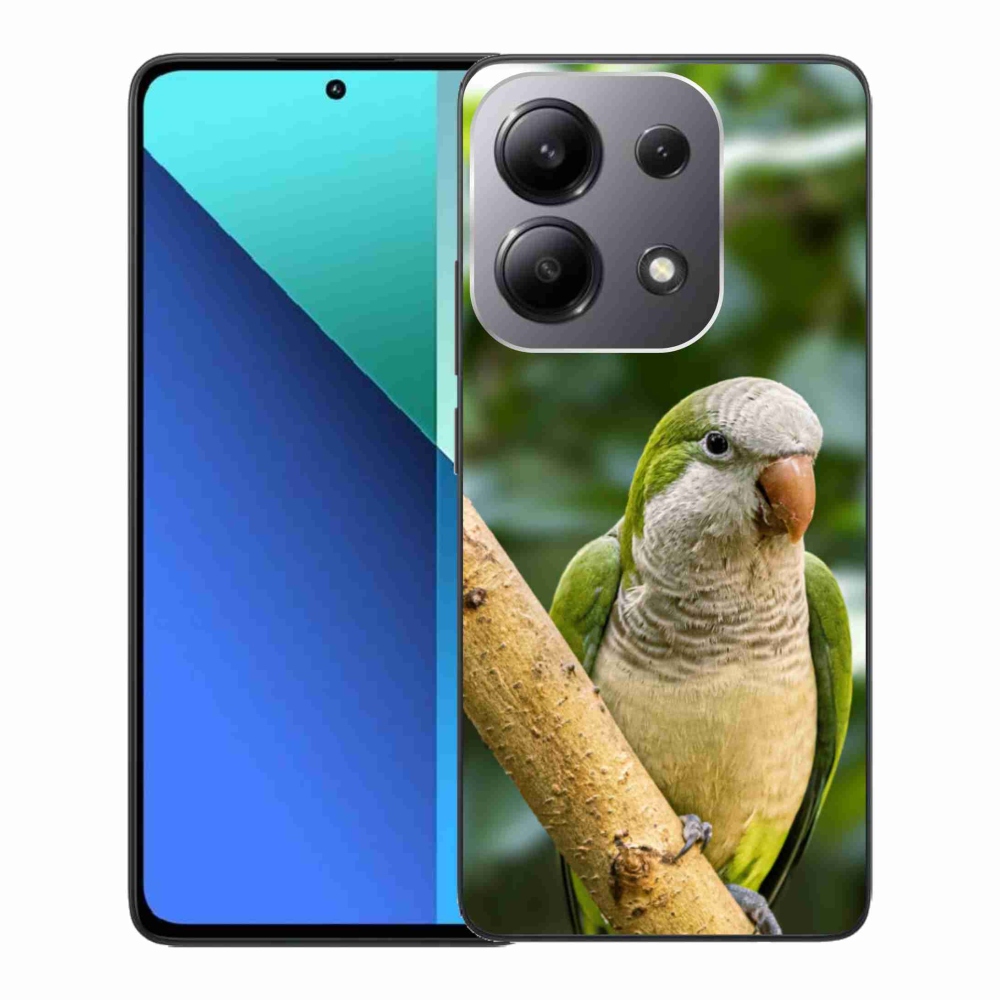 Gelový kryt mmCase na Xiaomi Redmi Note 13 - papoušek mníšek