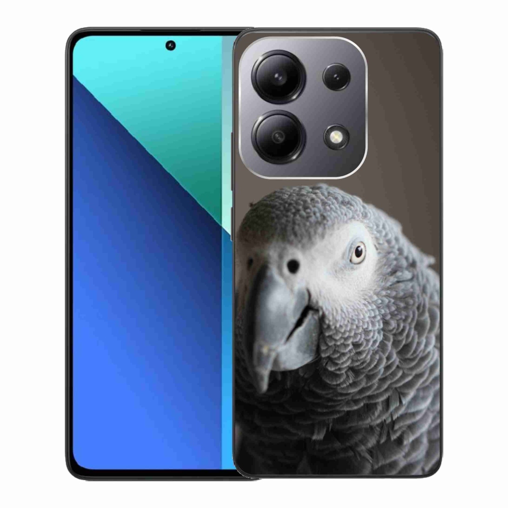 Gelový kryt mmCase na Xiaomi Redmi Note 13 - papoušek žako 2