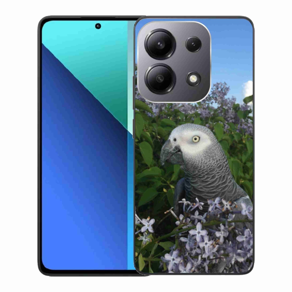 Gelový kryt mmCase na Xiaomi Redmi Note 13 - papoušek žako