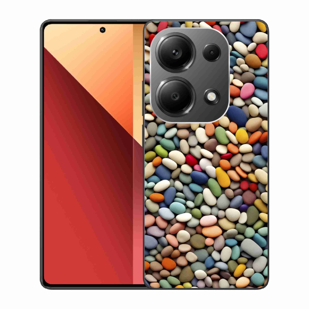 Gelový kryt mmCase na Xiaomi Redmi Note 13 Pro 4G/Poco M6 Pro - barevné kamínky 2