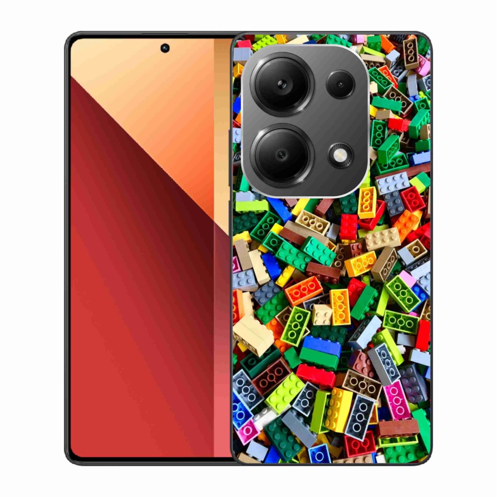 Gelový kryt mmCase na Xiaomi Redmi Note 13 Pro 4G/Poco M6 Pro - barevné stavební kostky