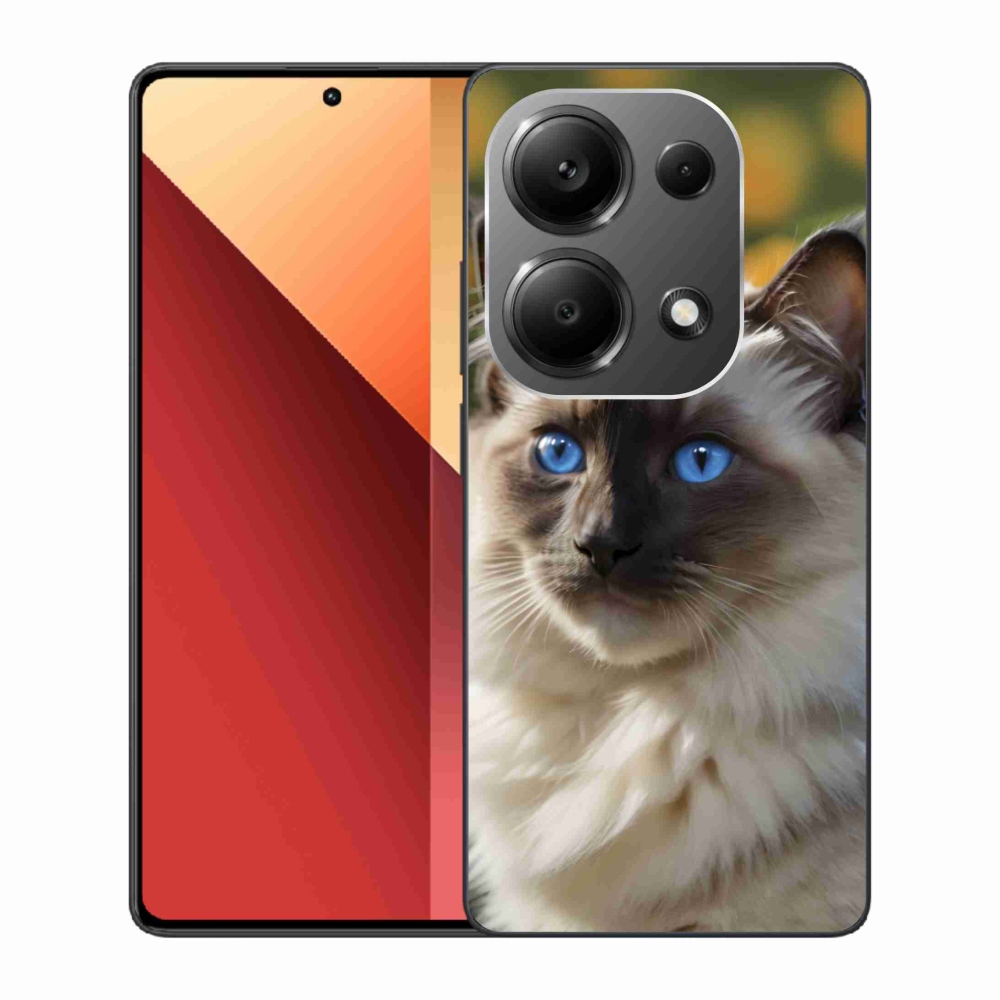 Gelový kryt mmCase na Xiaomi Redmi Note 13 Pro 4G/Poco M6 Pro - bílý ragdoll