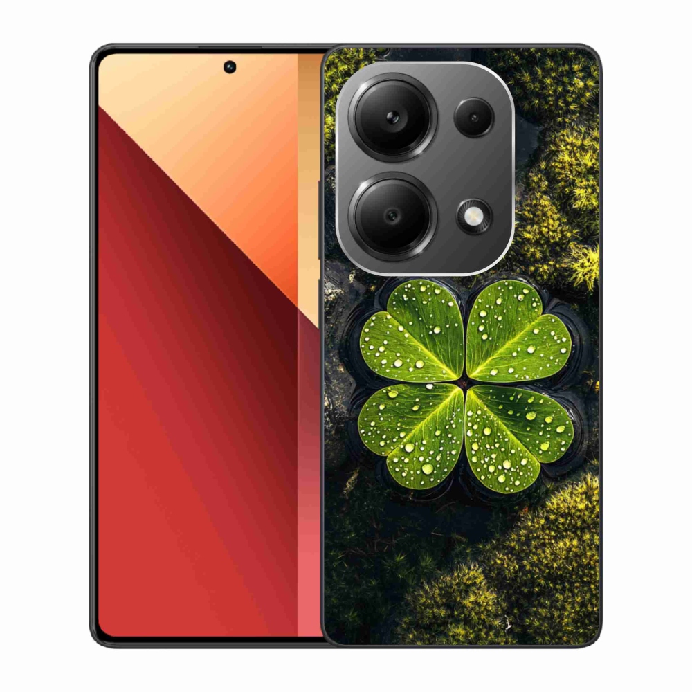Gelový kryt mmCase na Xiaomi Redmi Note 13 Pro 4G/Poco M6 Pro - čtyřlístek