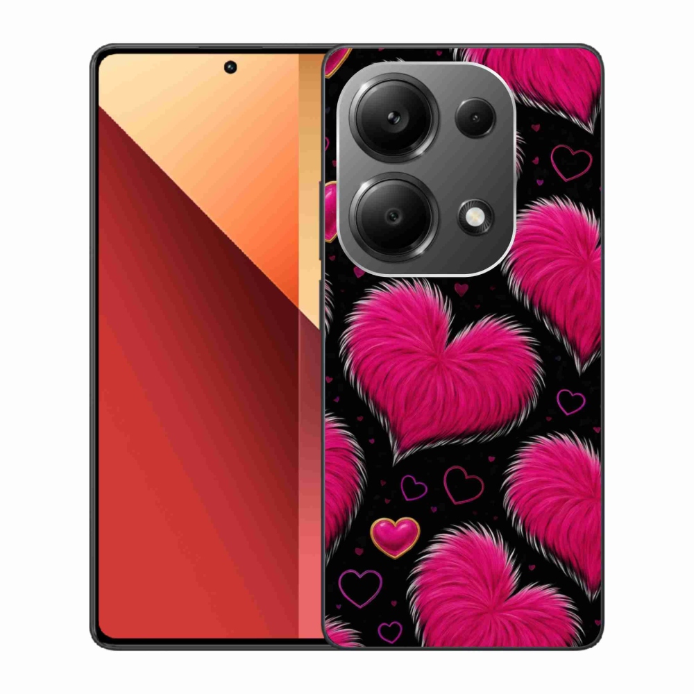 Gelový kryt mmCase na Xiaomi Redmi Note 13 Pro 4G/Poco M6 Pro - hebká srdce