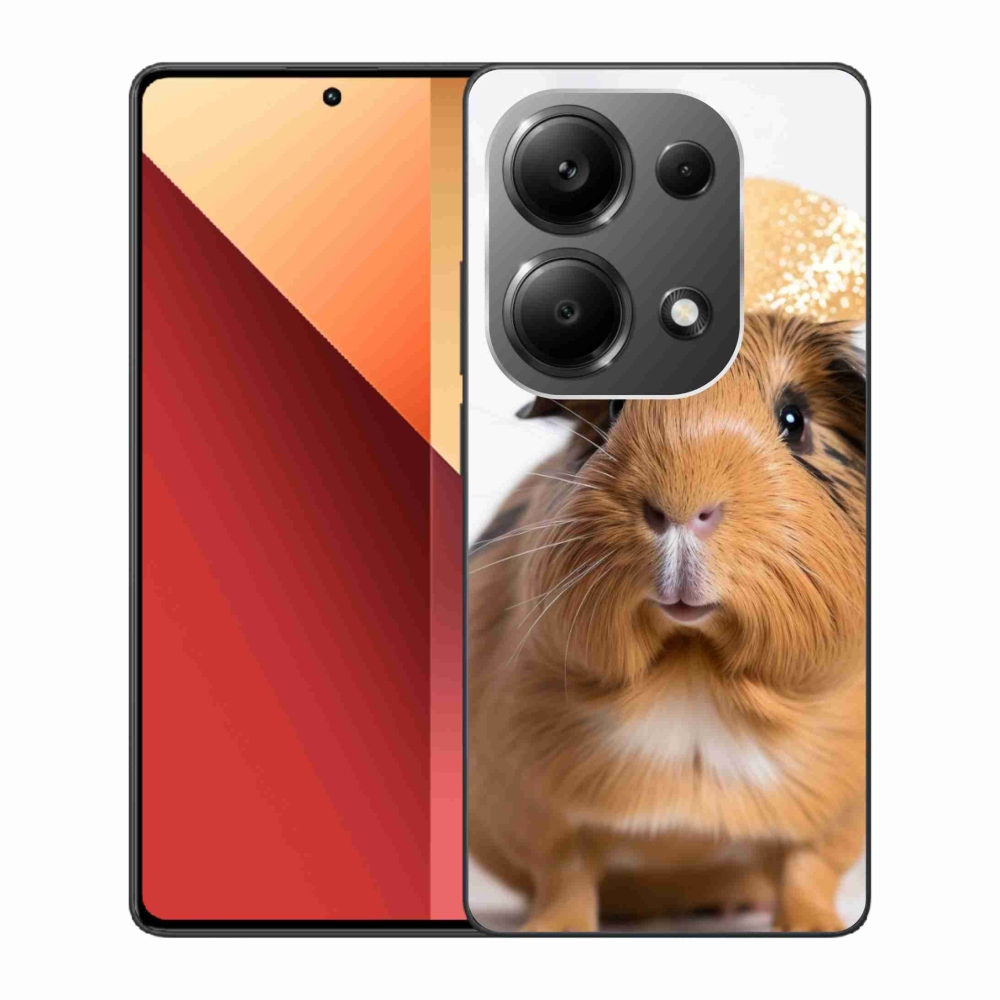 Gelový kryt mmCase na Xiaomi Redmi Note 13 Pro 4G/Poco M6 Pro - hnědé morče