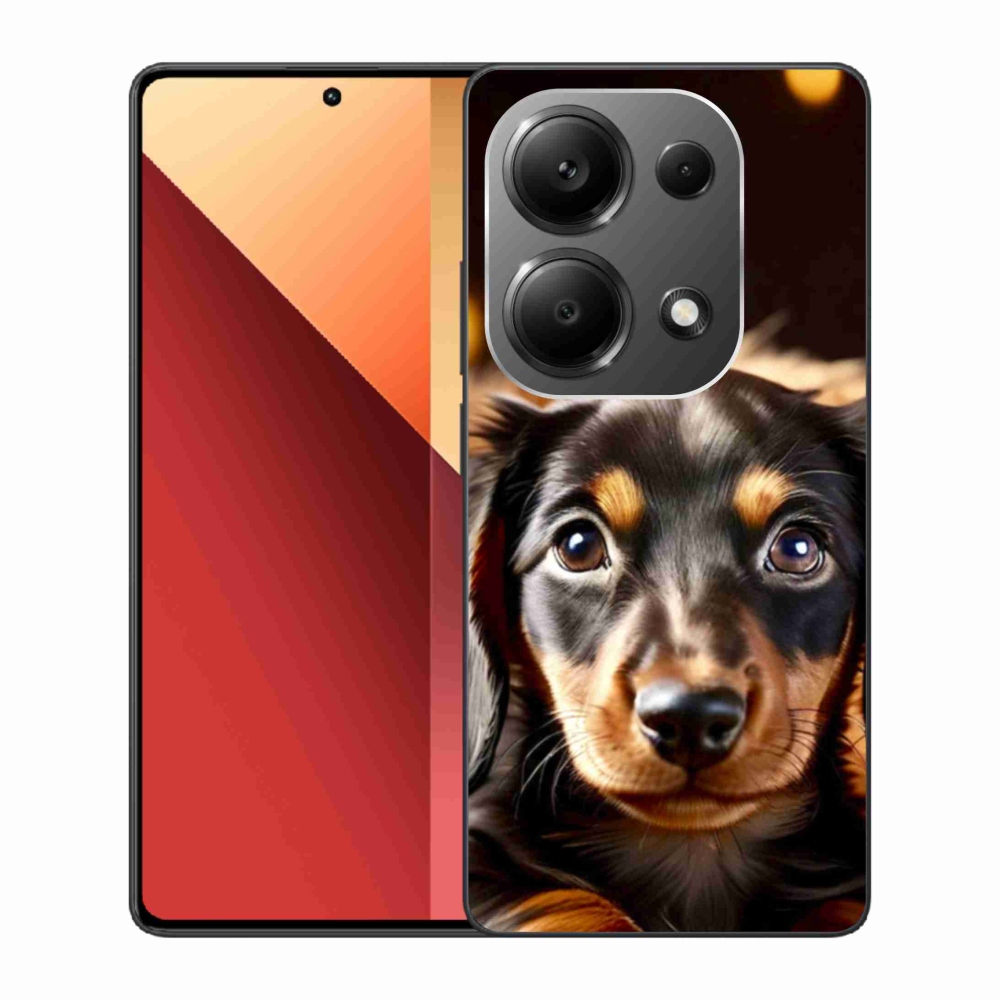 Gelový kryt mmCase na Xiaomi Redmi Note 13 Pro 4G/Poco M6 Pro - jezevčík