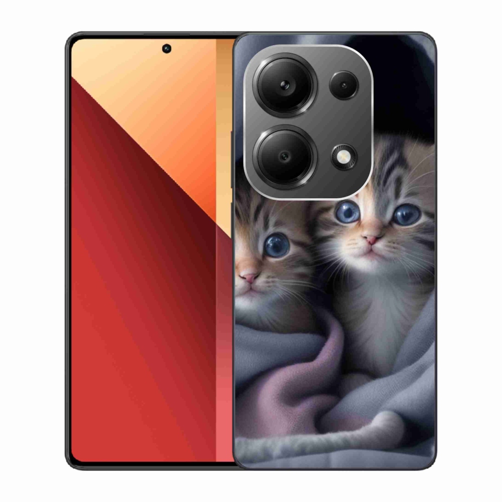 Gelový kryt mmCase na Xiaomi Redmi Note 13 Pro 4G/Poco M6 Pro - kočičí duo 2