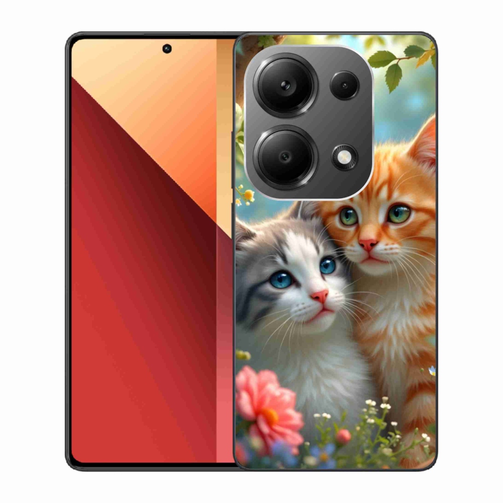 Gelový kryt mmCase na Xiaomi Redmi Note 13 Pro 4G/Poco M6 Pro - kočičí láska 2
