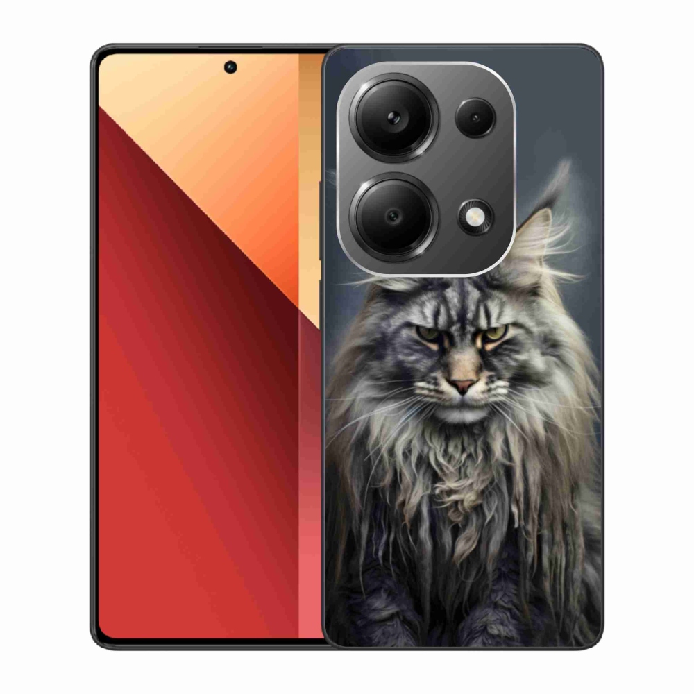 Gelový kryt mmCase na Xiaomi Redmi Note 13 Pro 4G/Poco M6 Pro - kočíčí pohled 4