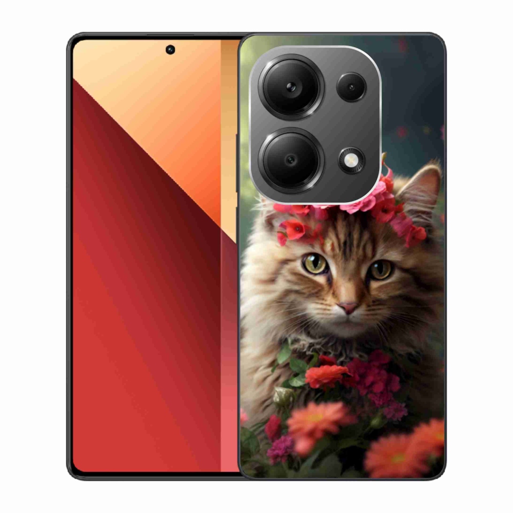 Gelový kryt mmCase na Xiaomi Redmi Note 13 Pro 4G/Poco M6 Pro - kočíčí princezna