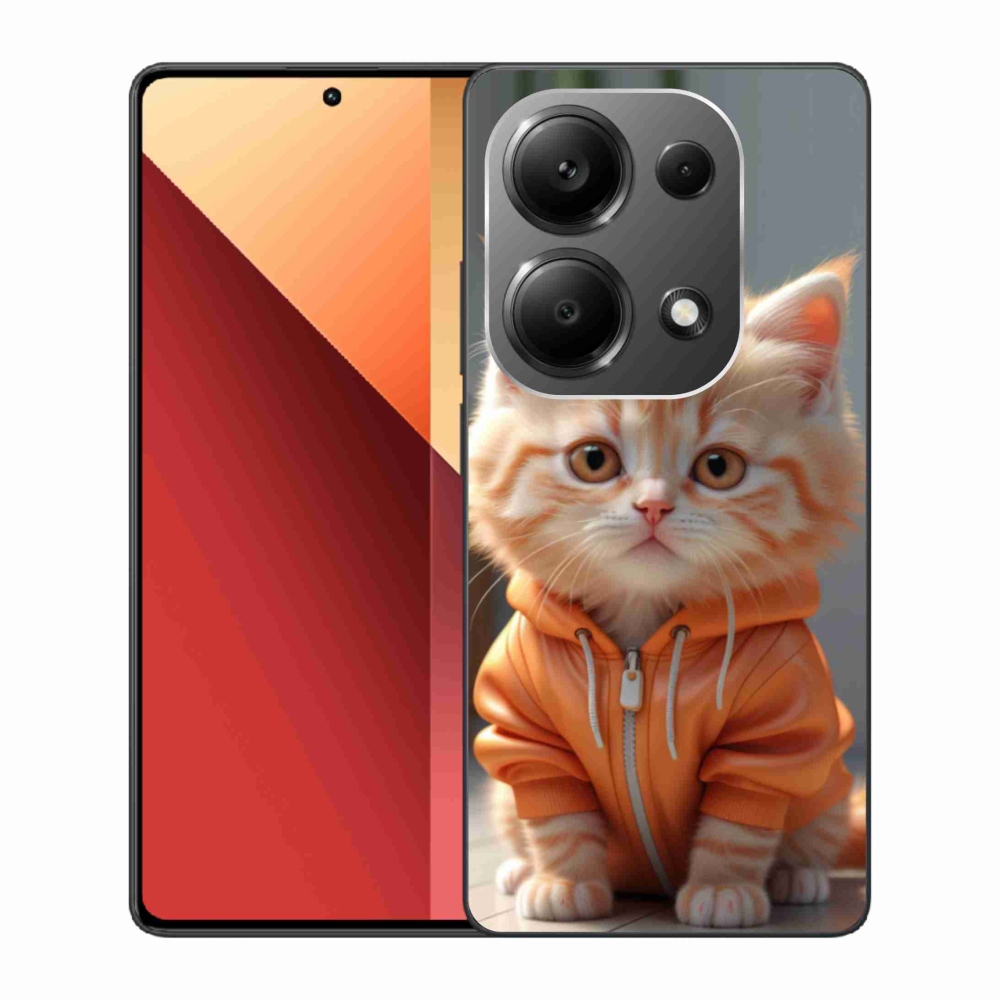 Gelový kryt mmCase na Xiaomi Redmi Note 13 Pro 4G/Poco M6 Pro - kotě v mikině
