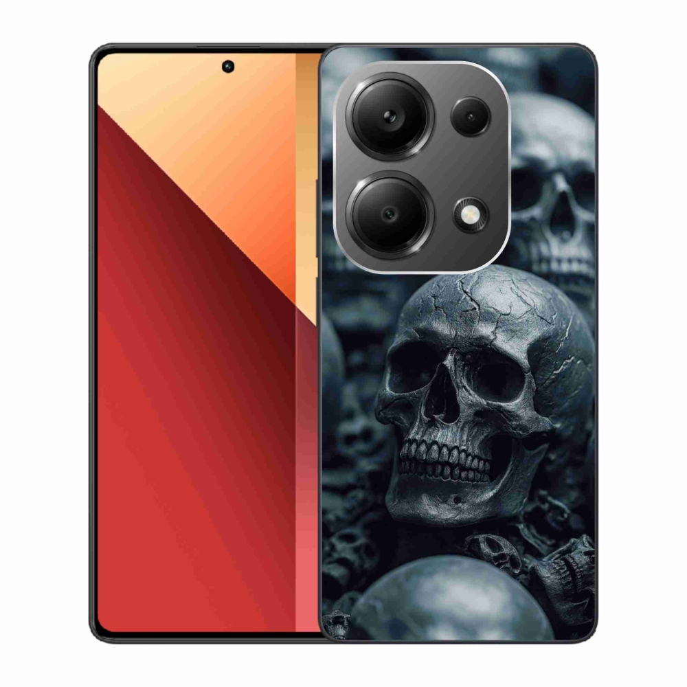 Gelový kryt mmCase na Xiaomi Redmi Note 13 Pro 4G/Poco M6 Pro - lebka 2