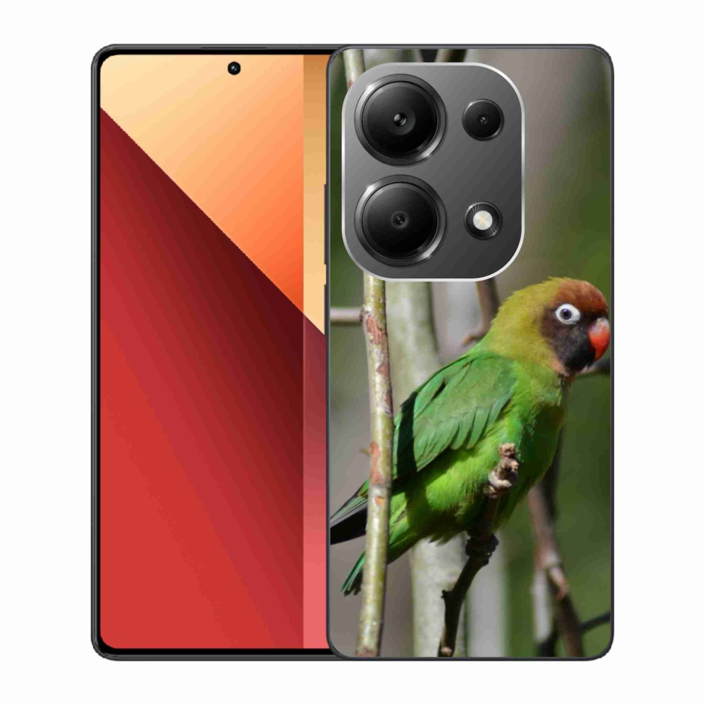 Gelový kryt mmCase na Xiaomi Redmi Note 13 Pro 4G/Poco M6 Pro - papoušek agaPronis