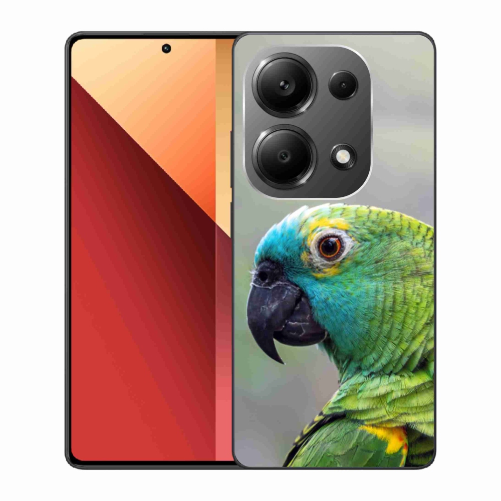 Gelový kryt mmCase na Xiaomi Redmi Note 13 Pro 4G/Poco M6 Pro - papoušek amazoňan