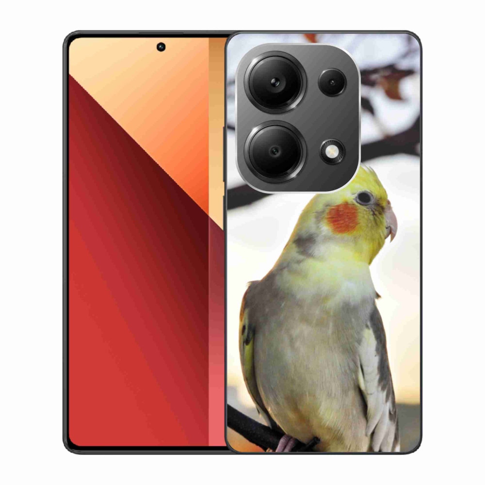 Gelový kryt mmCase na Xiaomi Redmi Note 13 Pro 4G/Poco M6 Pro - papoušek korela