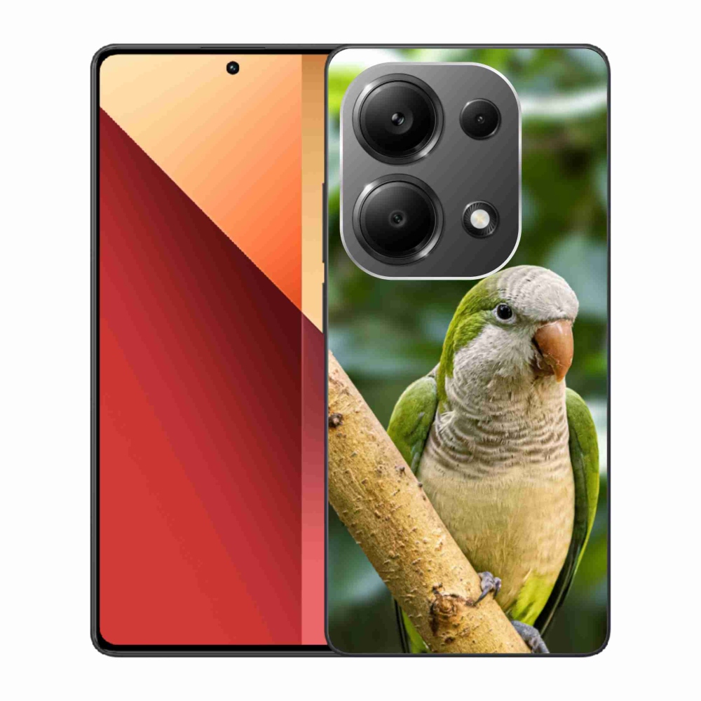 Gelový kryt mmCase na Xiaomi Redmi Note 13 Pro 4G/Poco M6 Pro - papoušek mníšek