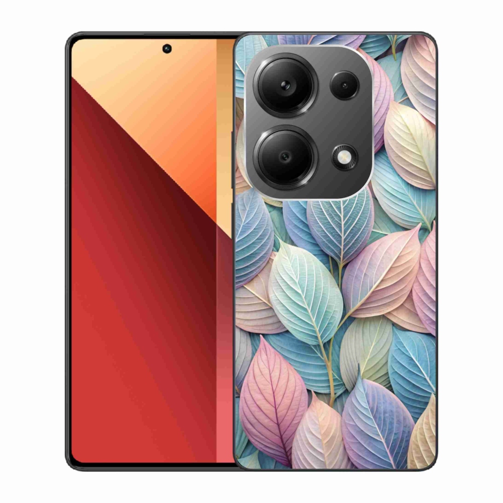 Gelový kryt mmCase na Xiaomi Redmi Note 13 Pro 4G/Poco M6 Pro - pastelové listy