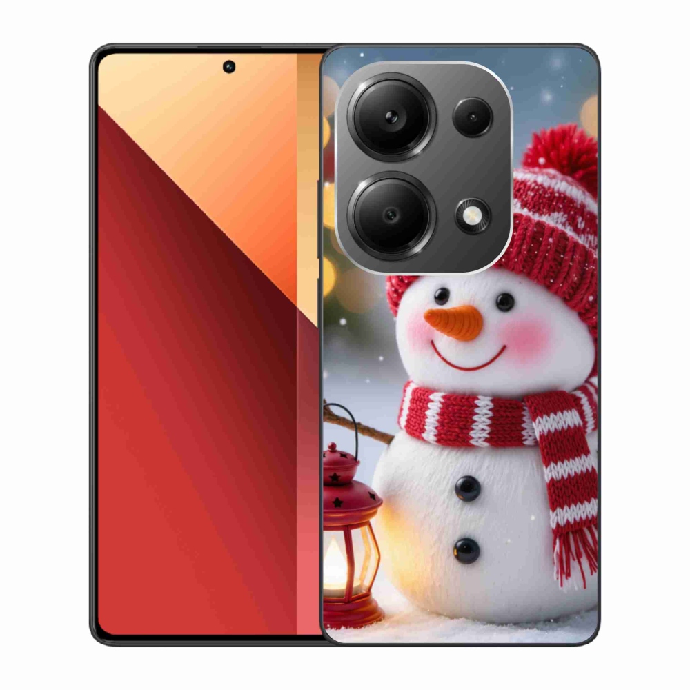Gelový kryt mmCase na Xiaomi Redmi Note 13 Pro 4G/Poco M6 Pro - sněhulák 2