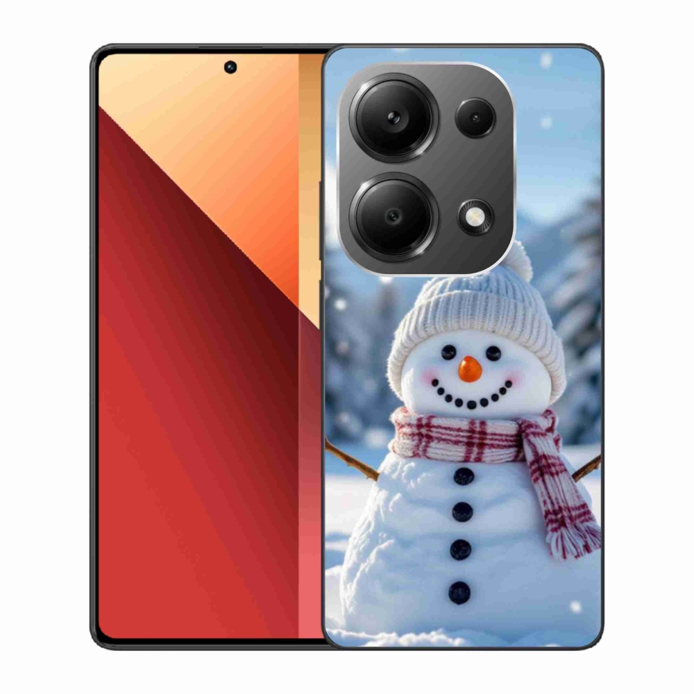 Gelový kryt mmCase na Xiaomi Redmi Note 13 Pro 4G/Poco M6 Pro - sněhulák 3