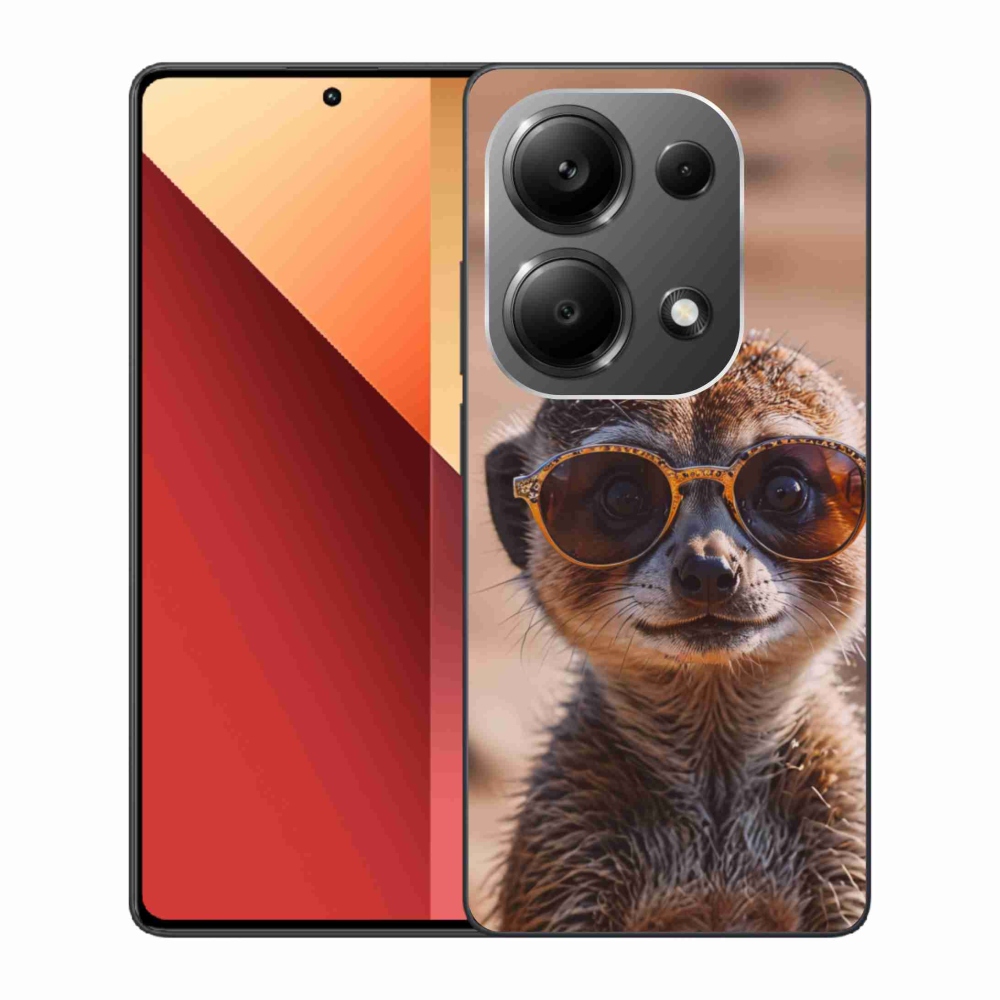 Gelový kryt mmCase na Xiaomi Redmi Note 13 Pro 4G/Poco M6 Pro - stylová surikata