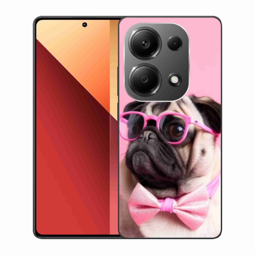 Gelový kryt mmCase na Xiaomi Redmi Note 13 Pro 4G/Poco M6 Pro - stylový mops
