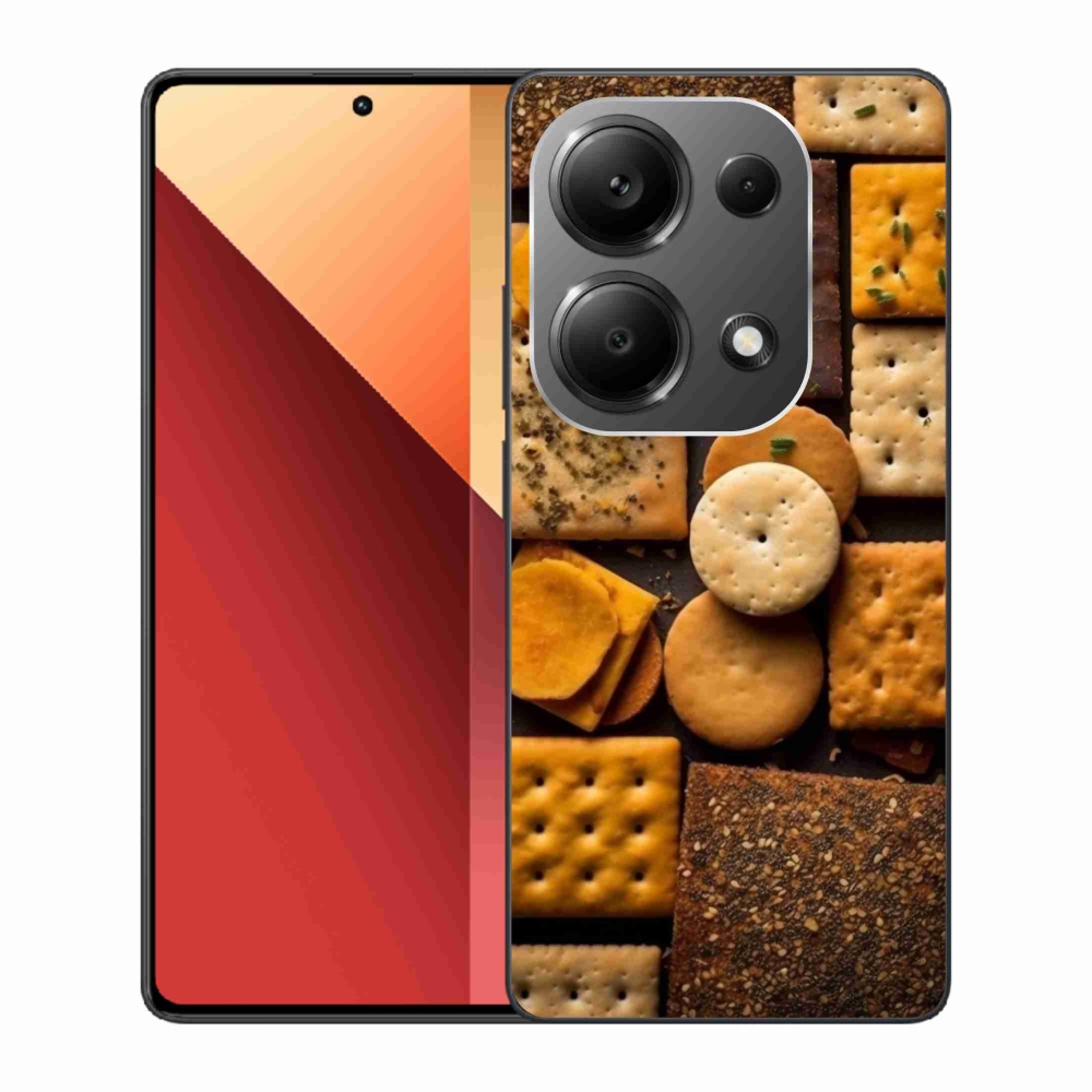 Gelový kryt mmCase na Xiaomi Redmi Note 13 Pro 4G/Poco M6 Pro - sušenky