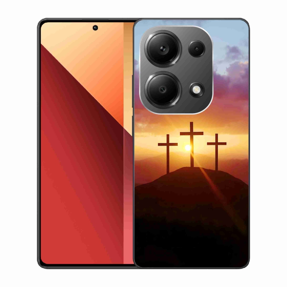 Gelový kryt mmCase na Xiaomi Redmi Note 13 Pro 4G/Poco M6 Pro - tři kříže