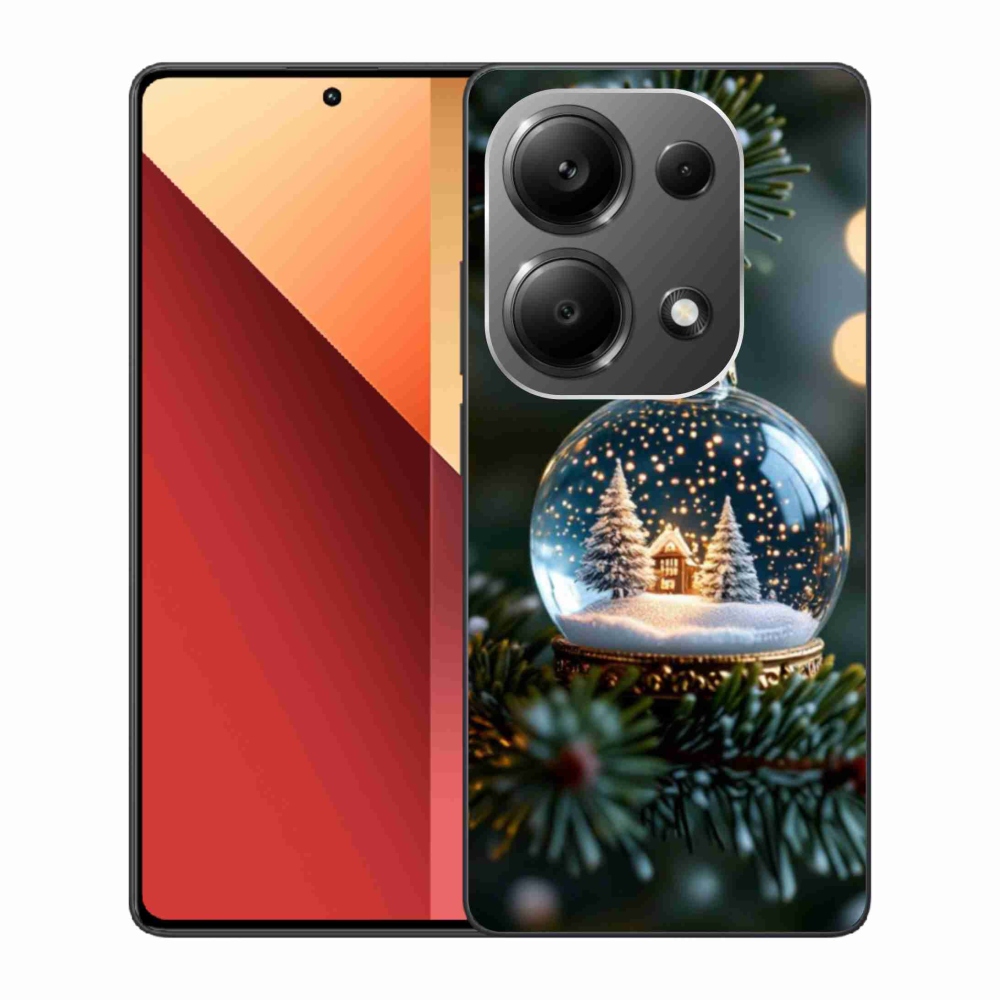 Gelový kryt mmCase na Xiaomi Redmi Note 13 Pro 4G/Poco M6 Pro - vánoční koule 2