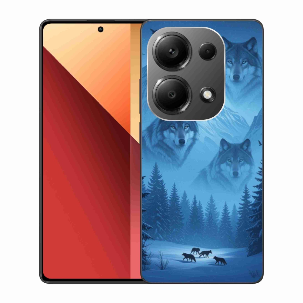 Gelový kryt mmCase na Xiaomi Redmi Note 13 Pro 4G/Poco M6 Pro - vlčí smečka