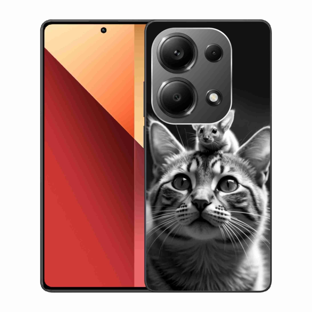 Gelový kryt mmCase na Xiaomi Redmi Note 13 Pro 4G/Poco M6 Pro - zvířecí přátelství 2
