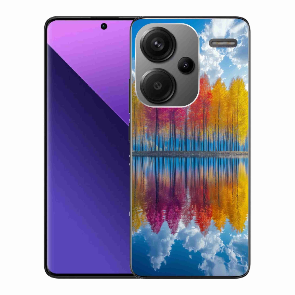 Gelový kryt mmCase na Xiaomi Redmi Note 13 Pro+ 5G - barevné stromy