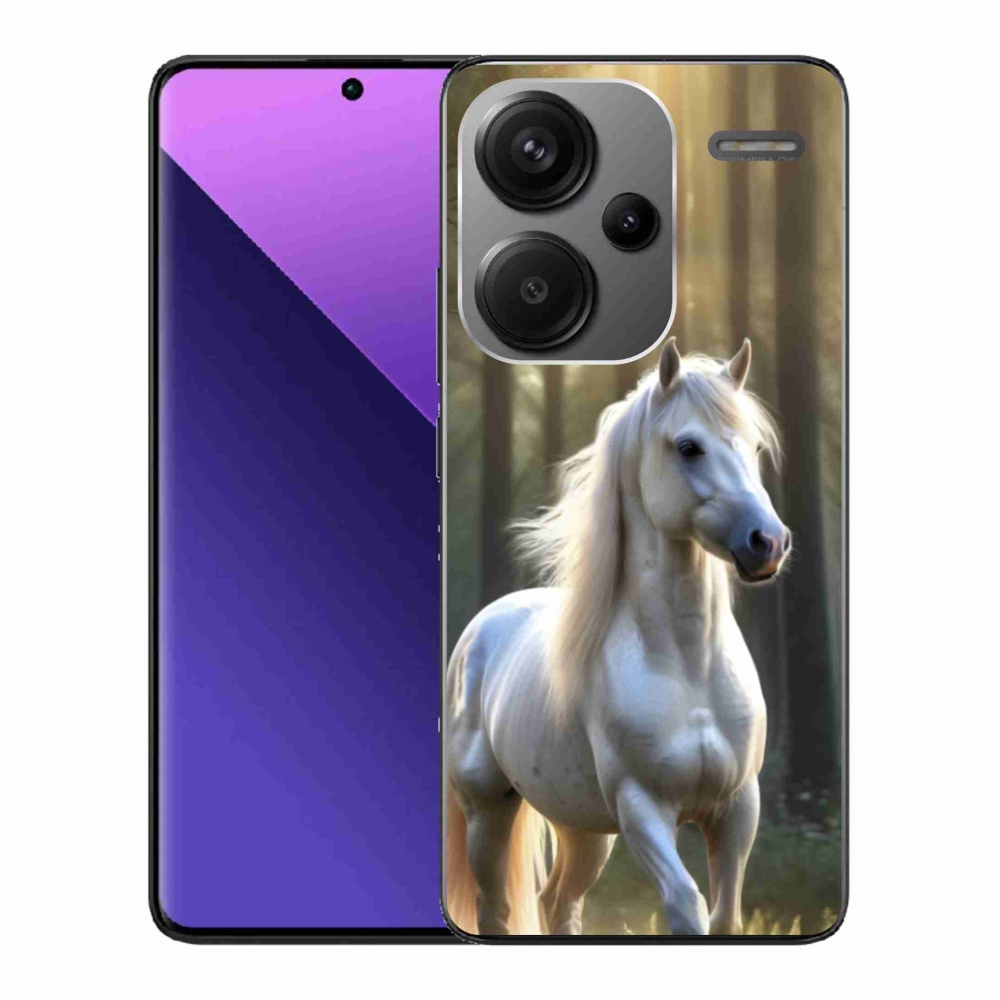 Gelový kryt mmCase na Xiaomi Redmi Note 13 Pro+ 5G - bílý kůň 3