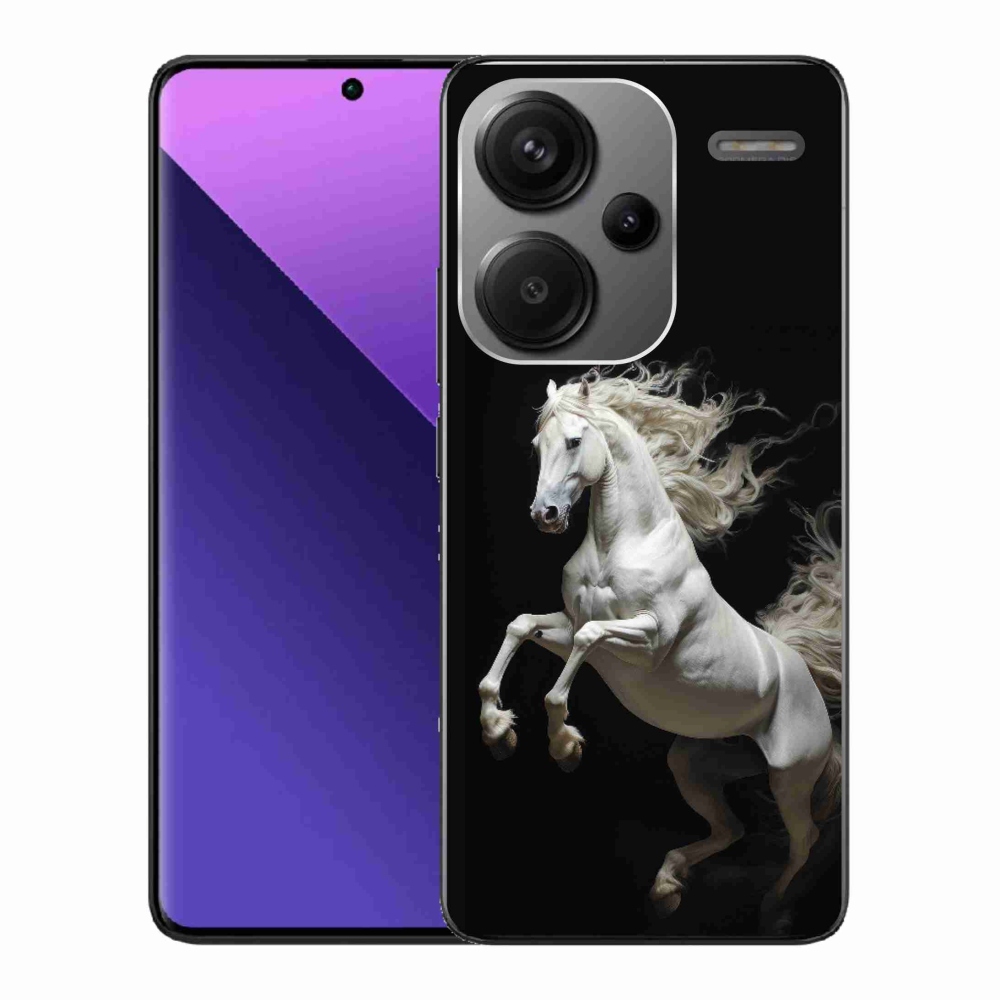 Gelový kryt mmCase na Xiaomi Redmi Note 13 Pro+ 5G - bílý kůň 4