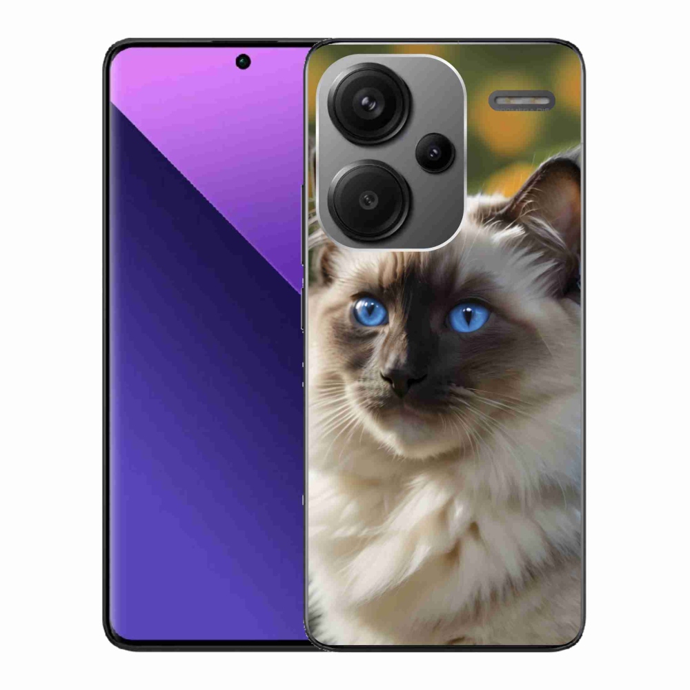 Gelový kryt mmCase na Xiaomi Redmi Note 13 Pro+ 5G - bílý ragdoll