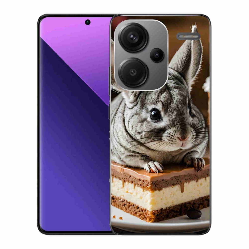 Gelový kryt mmCase na Xiaomi Redmi Note 13 Pro+ 5G - činčila
