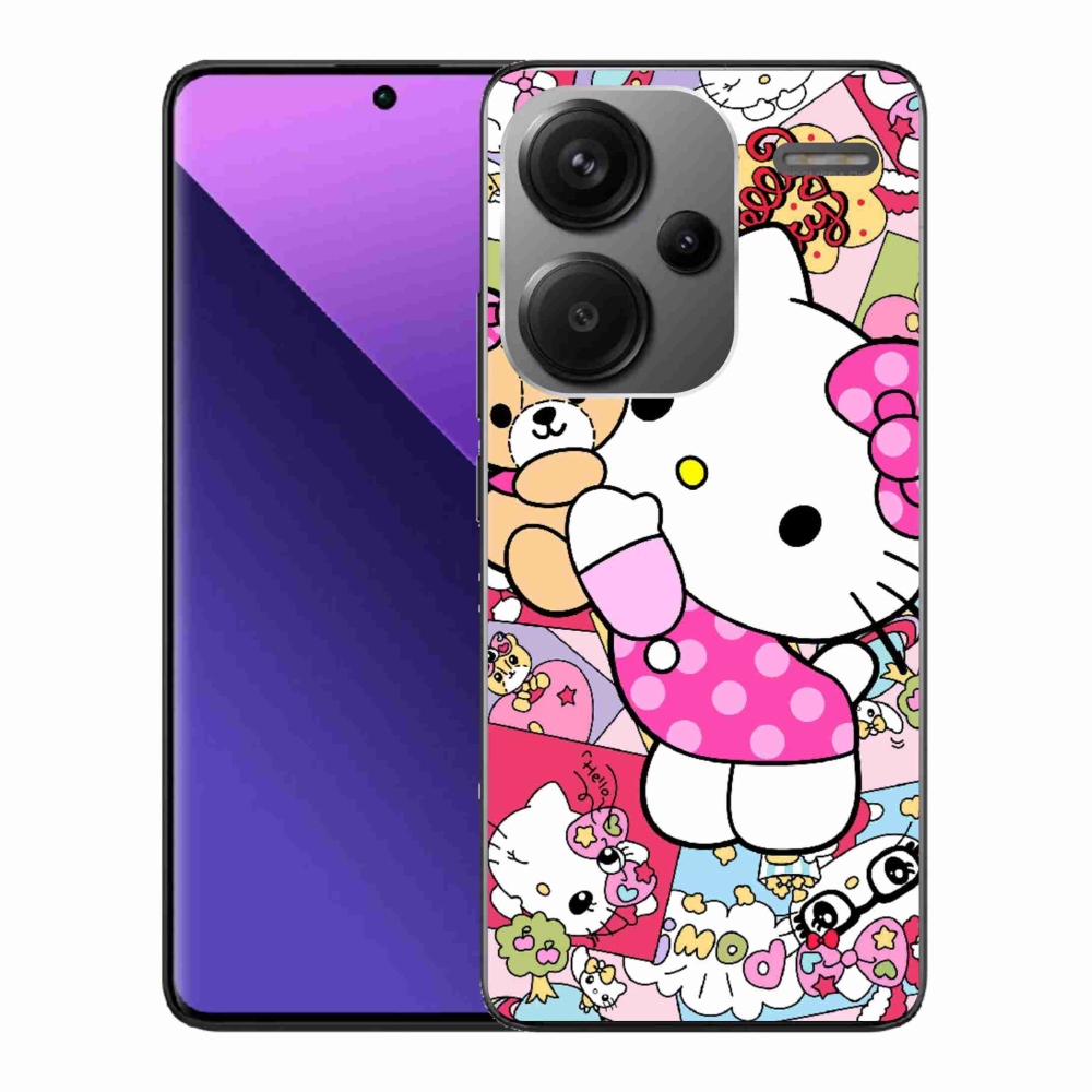Gelový kryt mmCase na Xiaomi Redmi Note 13 Pro+ 5G - cute kitty