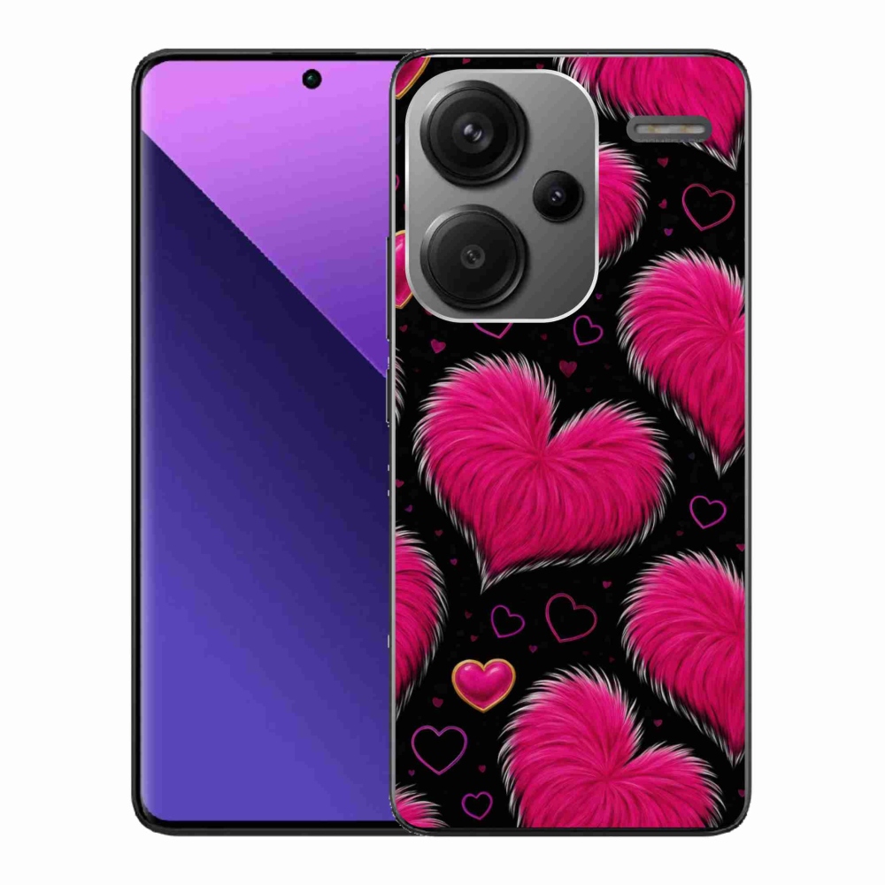 Gelový kryt mmCase na Xiaomi Redmi Note 13 Pro+ 5G - hebká srdce